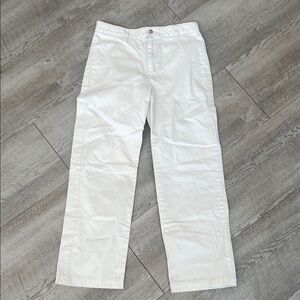 Vineyard Vines - Girl’s Light Cream Wide Leg Pants